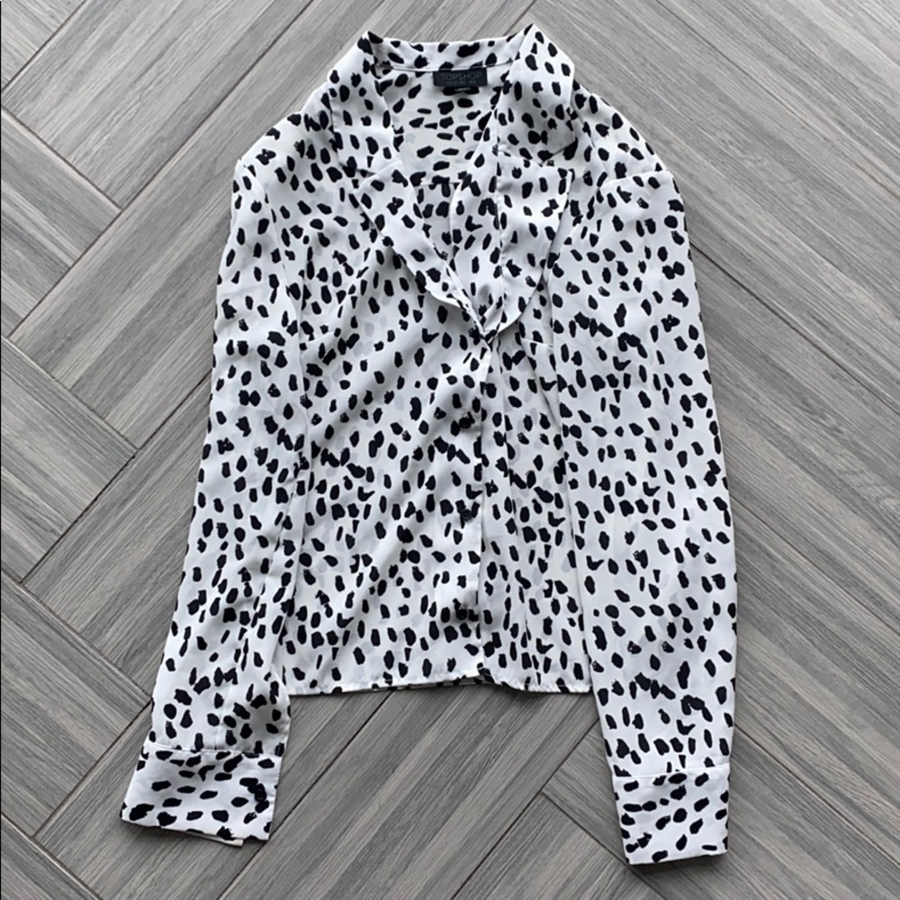Leopard print blouse